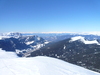 Blick auf Seiser Alm, Schlern, Eisacktal