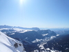 Blick auf Seiser Alm, Schlern, Eisacktal