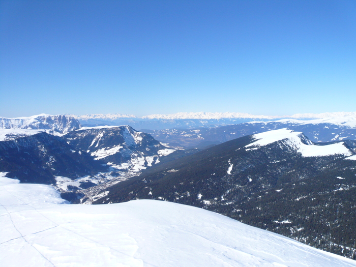 Bild: Seiser Alm, Schlern und Eisacktal