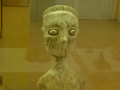 Statue aus Ain Ghazal im archäoligischen Museum