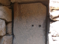 Qasr al-Azraq, Türe aus Stein