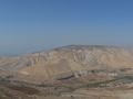 Gadara, Jarmuk, dahinter Golan, links der See Genezareth