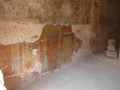 Petra, Höhle mit Wandbemalung