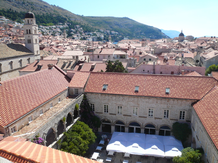 Bild: Dubrovnik, Blick von der Stadtmauer 