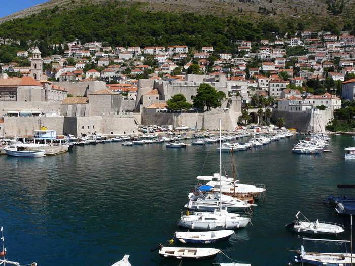 Bild: Dubrovnik, Blick von der Stadtmauer