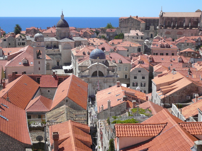 Bild: Dubrovnik, Blick von der Stadtmauer