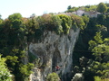 Pazin, Schlucht mit Seilrolle