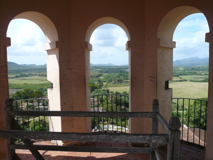 Bild: Iznaga, Blick vom Turm