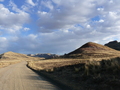 Strasse zum Tinajani-Canyon