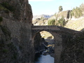 Brücke über den Colca-Fluss
