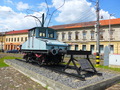 Oradea, Denkmal fuer eine Lokomotive von 1905
