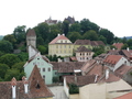 Sighisoara, Aussicht vom Stundturm zur Bergkirche