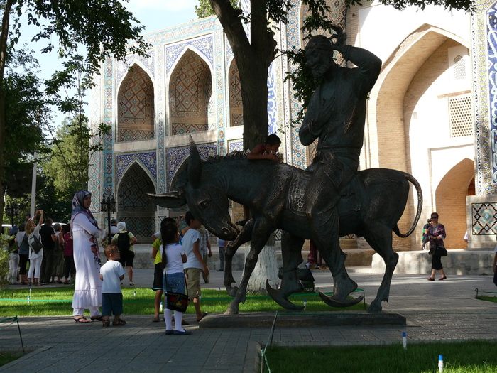 Bild: Buchara: Nasreddin-Denkmal