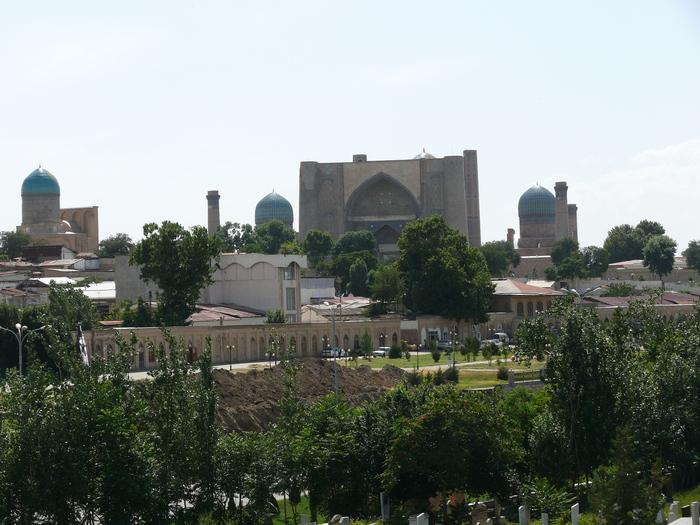 Bild: Samarkand: Blick zur Moschee Bibi Xanom