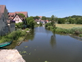 Fluss Woernitz durch Harburg