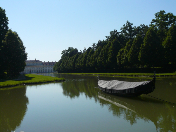 Schleißheim Gondel und Neues Schloss