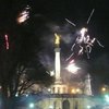 Silvester, Feuerwerk am Friedensengel