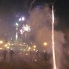 Silvester, Feuerwerk am Friedensengel